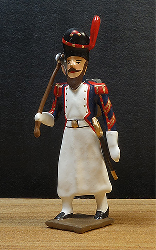 soldats de plomb et figurines de collection - boutique au plat d'étain à Paris - sapeur garde impériale - collection empire