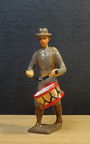 soldats de plomb et figurines de collection - boutique au plat d'étain à Paris - tambour canadien