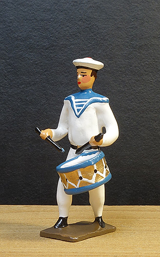 soldats de plomb et figurines de collection - boutique au plat d'étain à Paris - tambour marins
