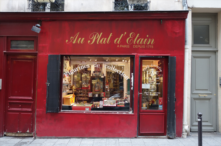 Boutique Au plat d'Etain à Paris depuis 1775 - Soldats de plomb et figurines de collection