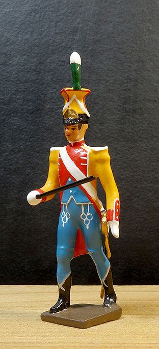 soldat de plomb et figurines de collection - chasseur 17eme régiment infanterie