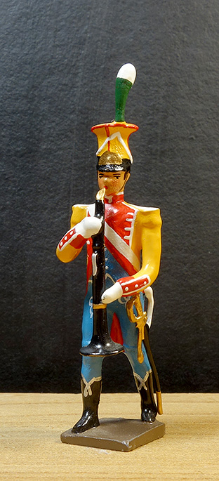 soldat de plomb et figurines de collection - chasseur 17eme régiment infanterie