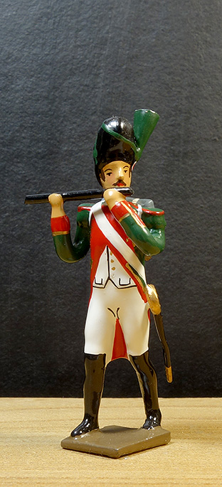 soldat de plomb et figurines de collection - garde municipale paris - 1er régiment