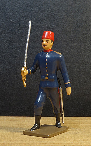 soldats de plomb et figurines de collection - boutique au plat d'étain à Paris - Officier turc
