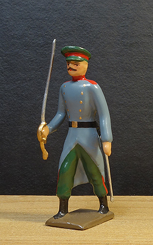 soldats de plomb et figurines de collection - boutique au plat d'étain à Paris - officier russe