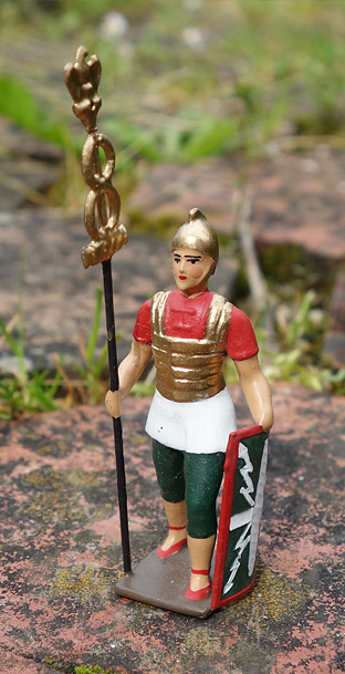 soldats de plomb et figurines de collection - au plat d'étain à Paris - romain
